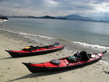 カヤック洗う？洗わない？