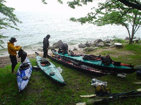 琵琶湖は大荒れ