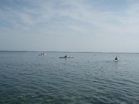 琵琶湖で塩抜き