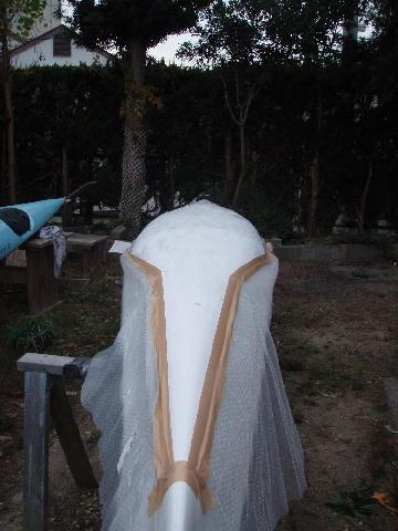 カヤック修理　その２